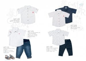 Jeans y camisas para bebes primavera verano 2019