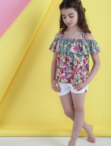 blusa para niña Soft Red Primavera verano 2019 blusa para niña Soft Red Primavera verano 2019