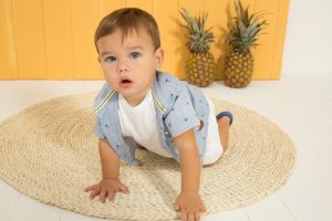camisa mangas cortas bebe minimimo co Verano 2019