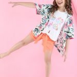 kimono estampado para niña Soft Red Primavera verano 2019