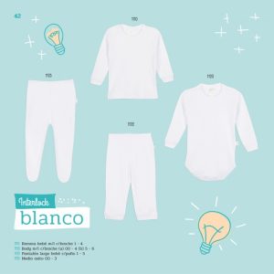linea interlock blanco bebe Naranjo verano 2019 linea interlock blanco bebe Naranjo verano 2019