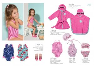 mallas enterizas para bebas batas y capas Pilim primavera verano 2019