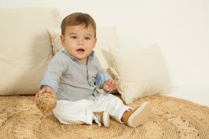 pantalon blanco para bebe minimimo co Verano 2019