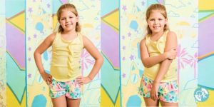 remera musculosa con volado niña Pako peko primavera verano 2019