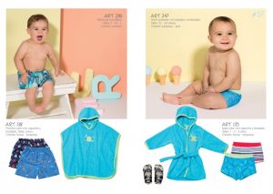 short de baño capas y batas para bebes PILIM verano 19