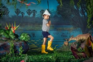 short y remera a rayas Paula Cahen D Anvers Niños verano 2019