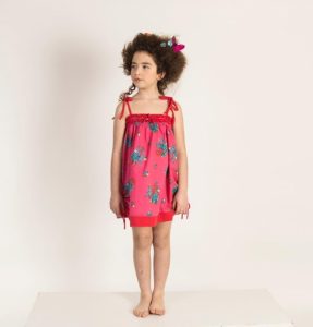 solero escote strapless con breteles niña Zuppa verano 2019