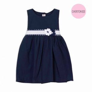 vestido azul beba Cherto Kids primavera verano 2019