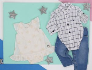vestido body y camisa body para bebes Soft Red Primavera verano 2019