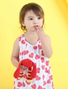 vestido corazones beba Soft Red Primavera verano 2019