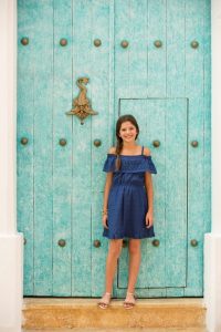 vestido para niñas Mimo Co Junior verano 2019