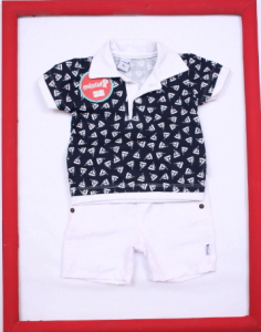 bermuda blanca para bebe Solcito primavera verano 2019