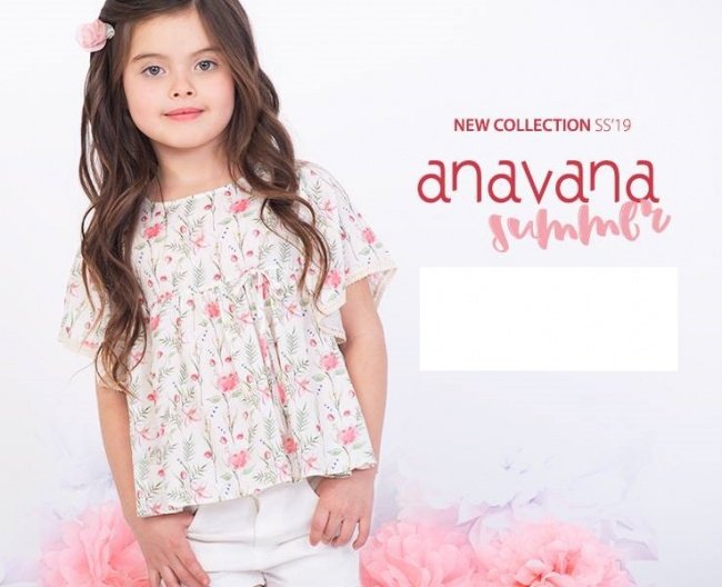 blusa mangas cortas para niñas Anavana primavera verano 2019