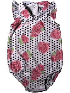 boby con volados para beba Abellie verano 2019