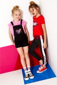 cala y remera con fleco para niñas Kosiuko Kids primavera verano 2019