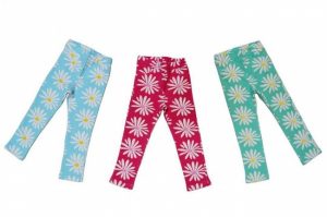 calza para niñas estampa margaritas Gretty primavera verano 2019