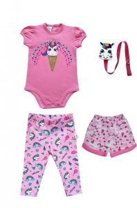 conjunto de calza o short beba urbanito verano 2019