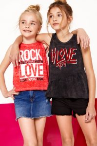 musculosas estilo rock niñas Kosiuko Kids primavera verano 2019