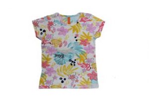 remera flores tropicales niña Gretty verano 2019