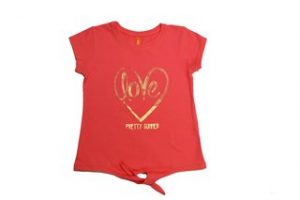 remera love niña con nudo Gretty verano 2019