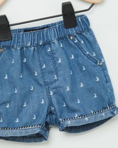 short denim beba Wanama Boy Girls verano 2019