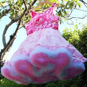 vestido de fiesta con falda acampanada para niña Girls Boutique verano 2019