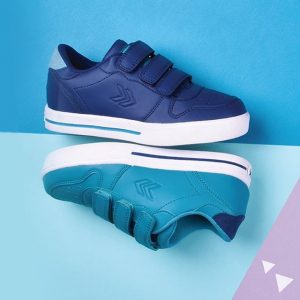 zapatillas de cuero con abrojos para niños Atomik verano 2019