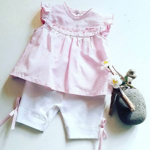 bermuda y blusa beba Globito team verano 2019