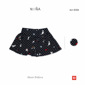 short pollera niña Emmo verano 2019