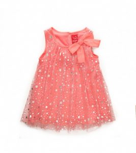 vestido rosa de fiesta beba grisino verano 2019