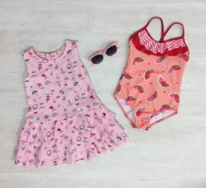 enteriza sandia beba malla Crayon verano 2019