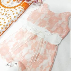 enterizo corto de encaje para beba Dicen mis sueños verano 2019