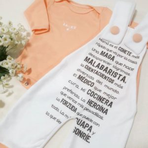 jardinero algodon para bebes Dicen mis sueños verano 2019