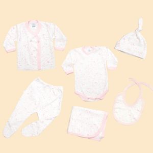 ajuar completo algodon para bebes Gamise otoño invierno 2019