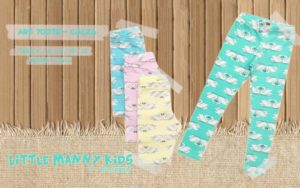 calzas para niñas cisnes Little manny otoño invierno 2019