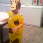 disfraz de jirafa facil para niños