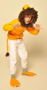 disfraz facil de leon para niños