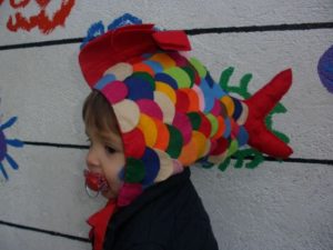 gorrito disfraz para bebe de pez facil gorrito disfraz para bebe de pez facil