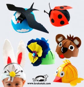 gorros de animales para niños 