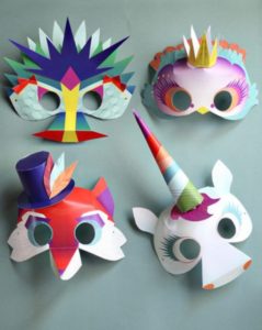 mascaras de carnaval niños faciles