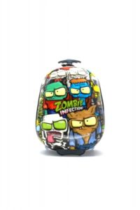 mochila colegial tipo valija con rueda Zombie infection 2019