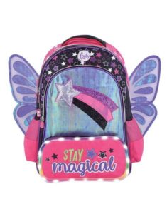 mochila footy alas de mariposa con luces led 2019