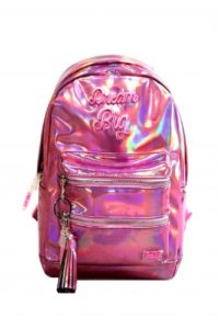 mochila metalizada escolar niña 2019