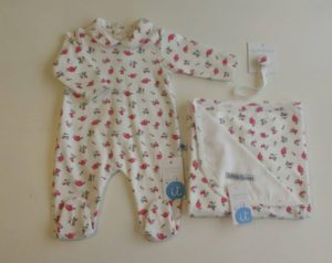 boby de algodon con manta flores coral Infinita ternura otoño invierno 2019