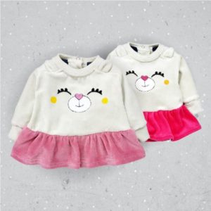 buzo plush volado beba pachi otoño invierno 2019