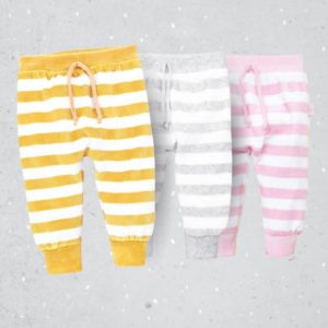 pantalon plush a rayas bebes pachi invierno 2019