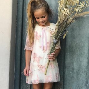 vestido de microtul bordado niña gro web invierno 2019