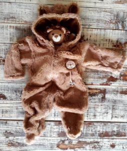 enterito piel abrigo bebe invierno 2019