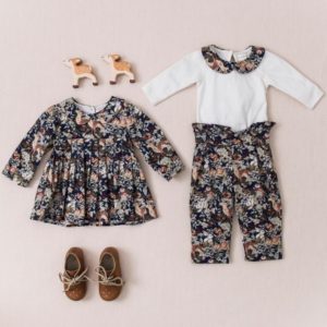 vestido mangas largas bebas Pioppa invierno 2019