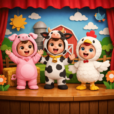 Ideas de Disfraces de animales de la granja para niños